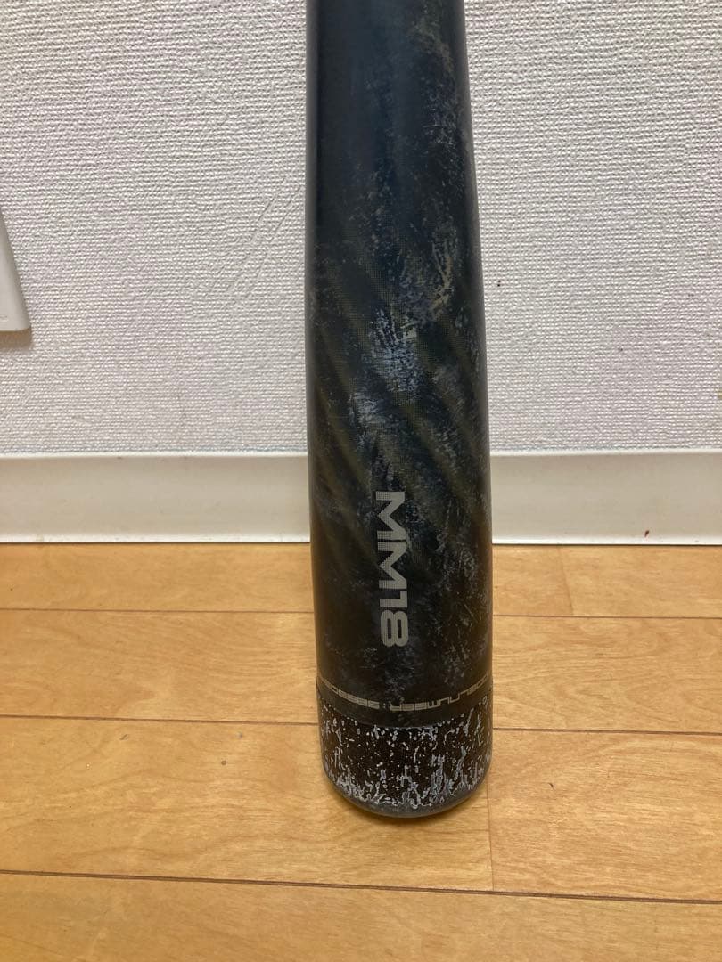 MM18 少年軟式バット 黒 使用感あり　78cm