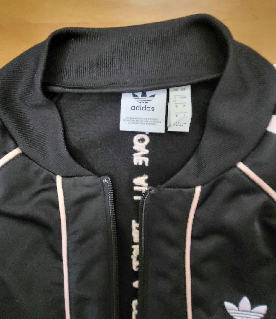 adidas ジャージジャケット XLサイズ　花柄刺繍
