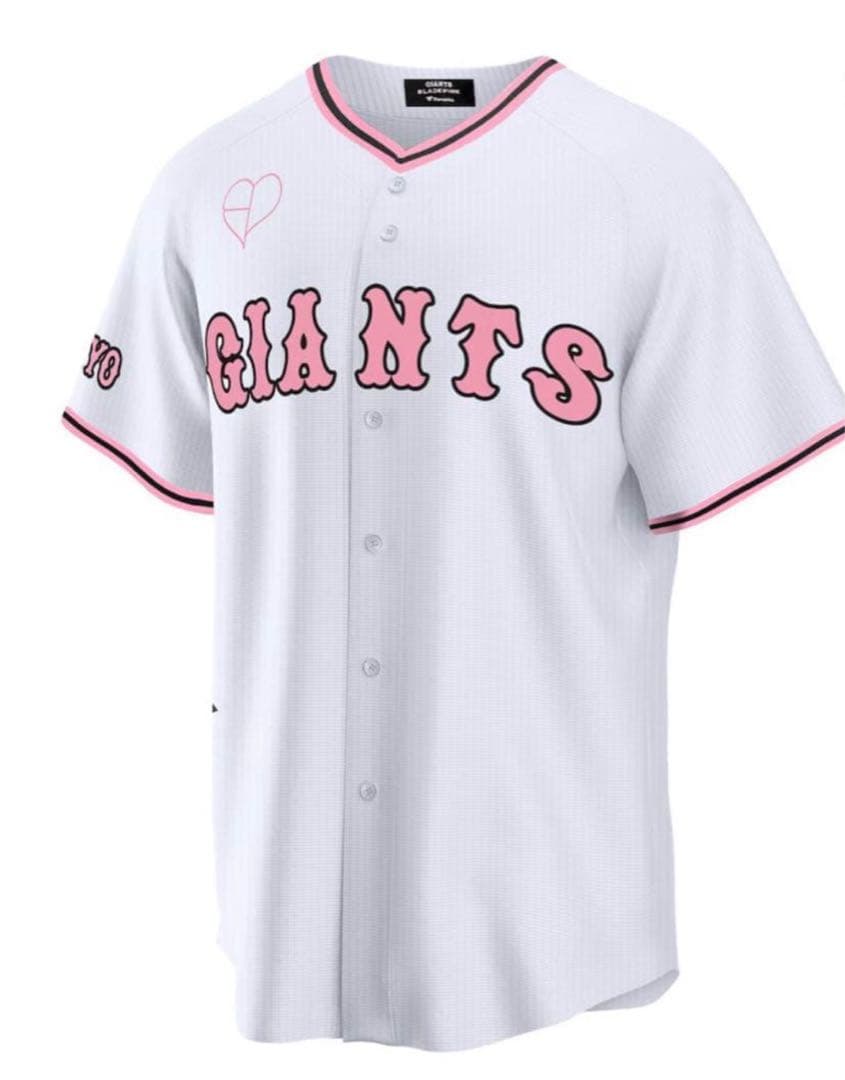 BLACKPINKコラボジャイアン26年ユニフォーム、L 期間限定価格　即日発送