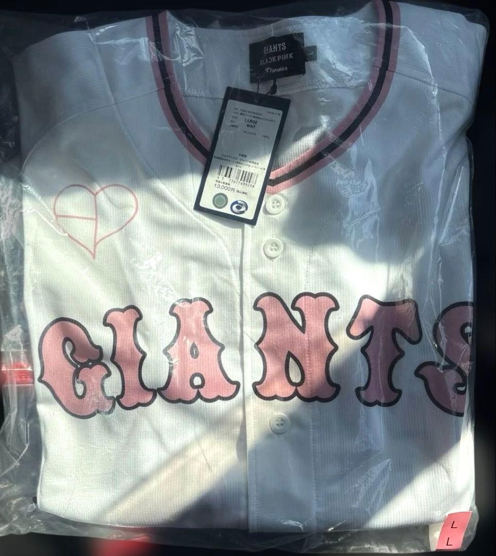 BLACKPINKコラボジャイアン26年ユニフォーム、L 期間限定価格　即日発送