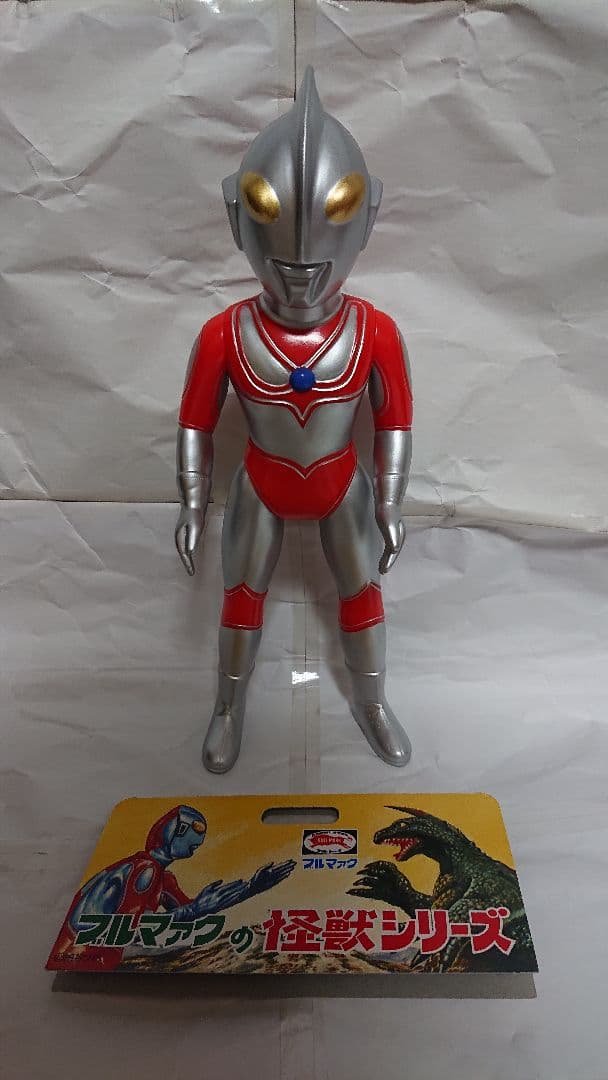 ブルマァク復刻 帰ってきたウルトラマン 大 シルバー ソフビ bullmark