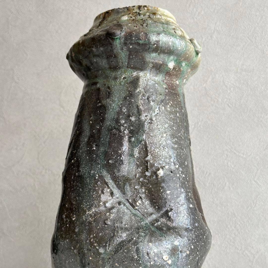 古谷道生 伊賀 花器 伊賀花入 「宙のグラス」共箱