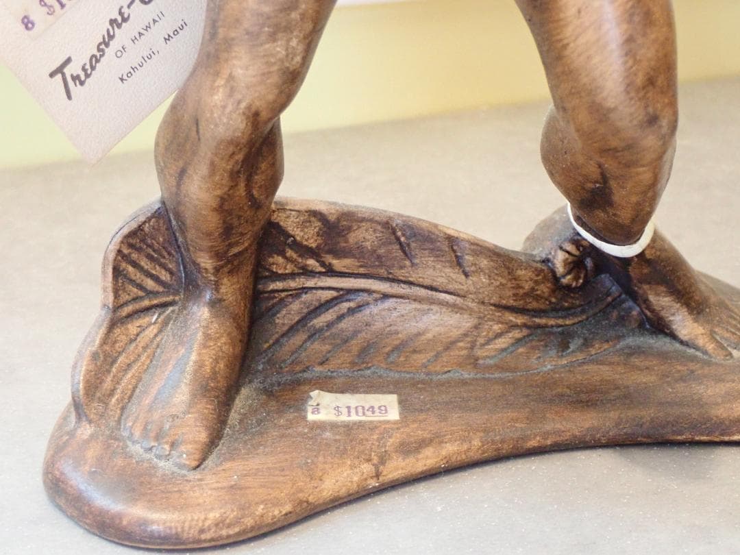 トレジャークラフト 1959年 フラダンス陶器製 2体ペア オールドハワイ