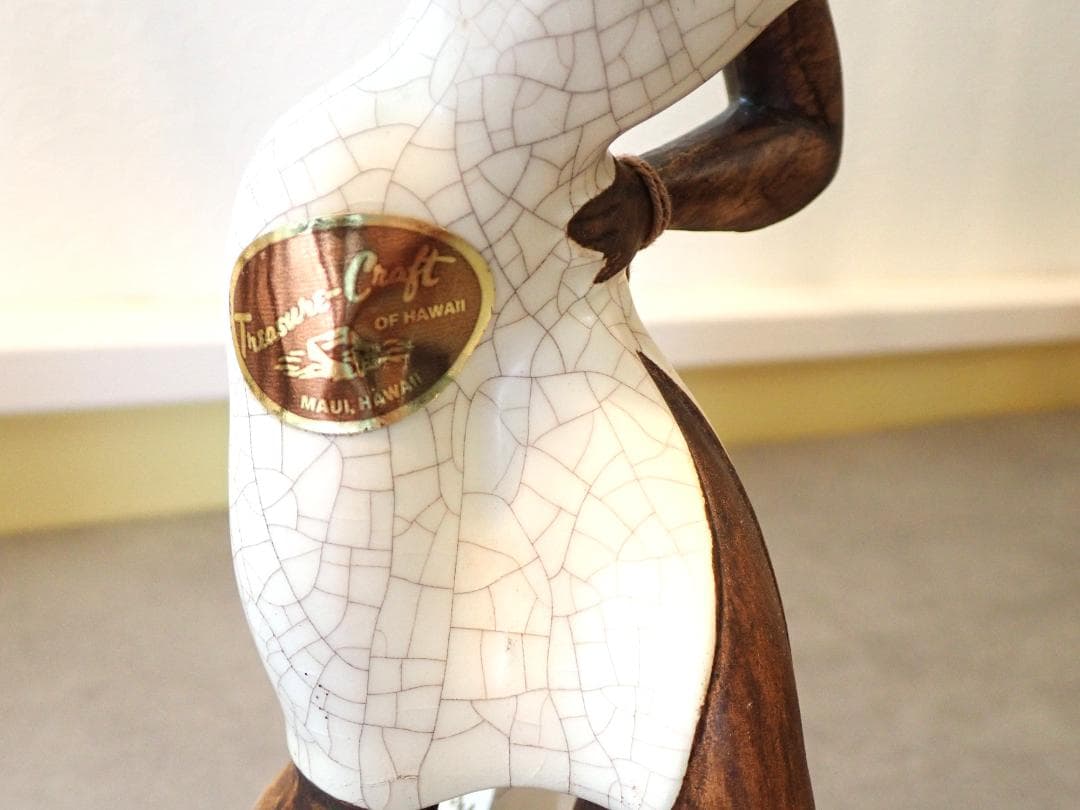 トレジャークラフト 1959年 フラダンス陶器製 2体ペア オールドハワイ