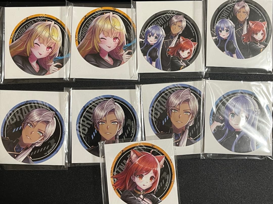 にじさんじのタイトーくじ、くらっくじ、DMMくじ、くじスクエア品