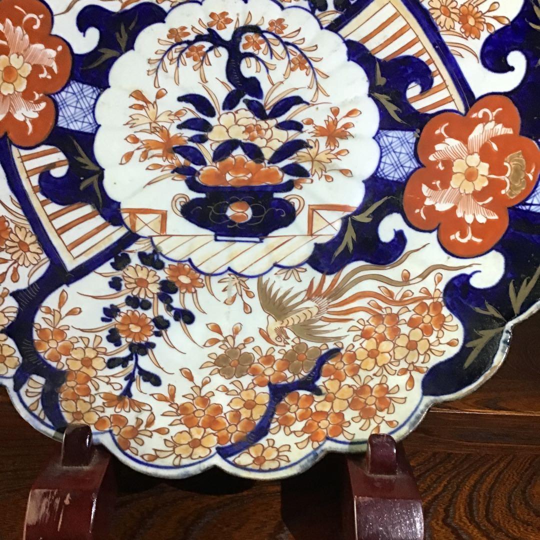 古伊万里　花篭手　江戸期