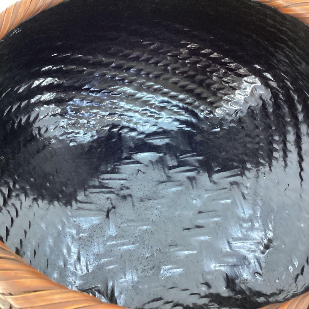 達磨炭斗　粟田元竺作