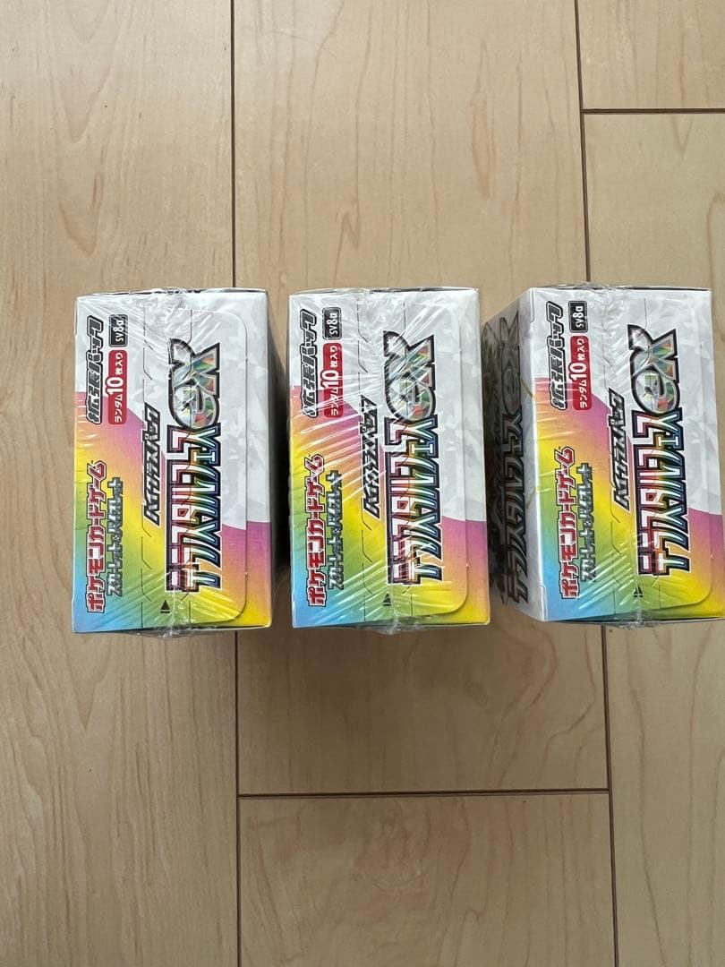 ポケカ テラスタルフェス シュリンク付き 3box