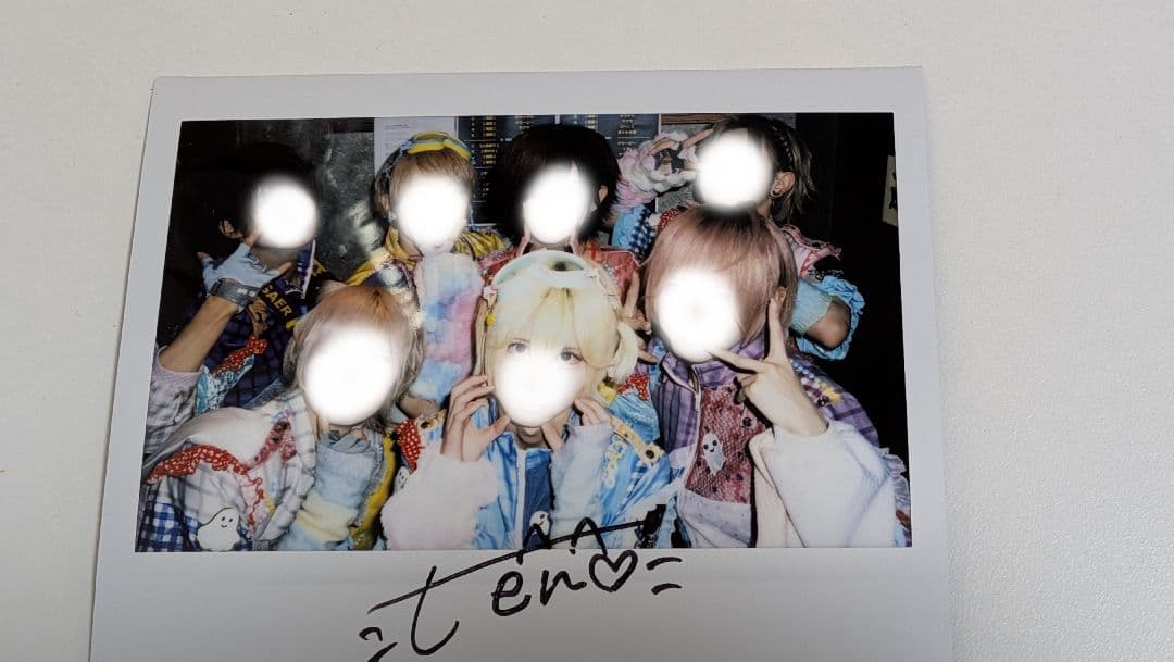 Poltergeist グルショ てん サイン付き デカチェキ ワンマン