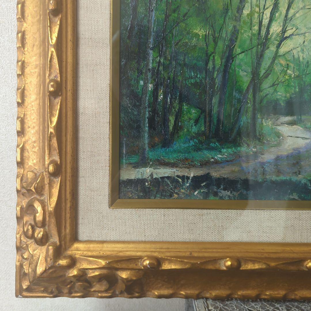 F6号油彩画（額縁入り)No.61