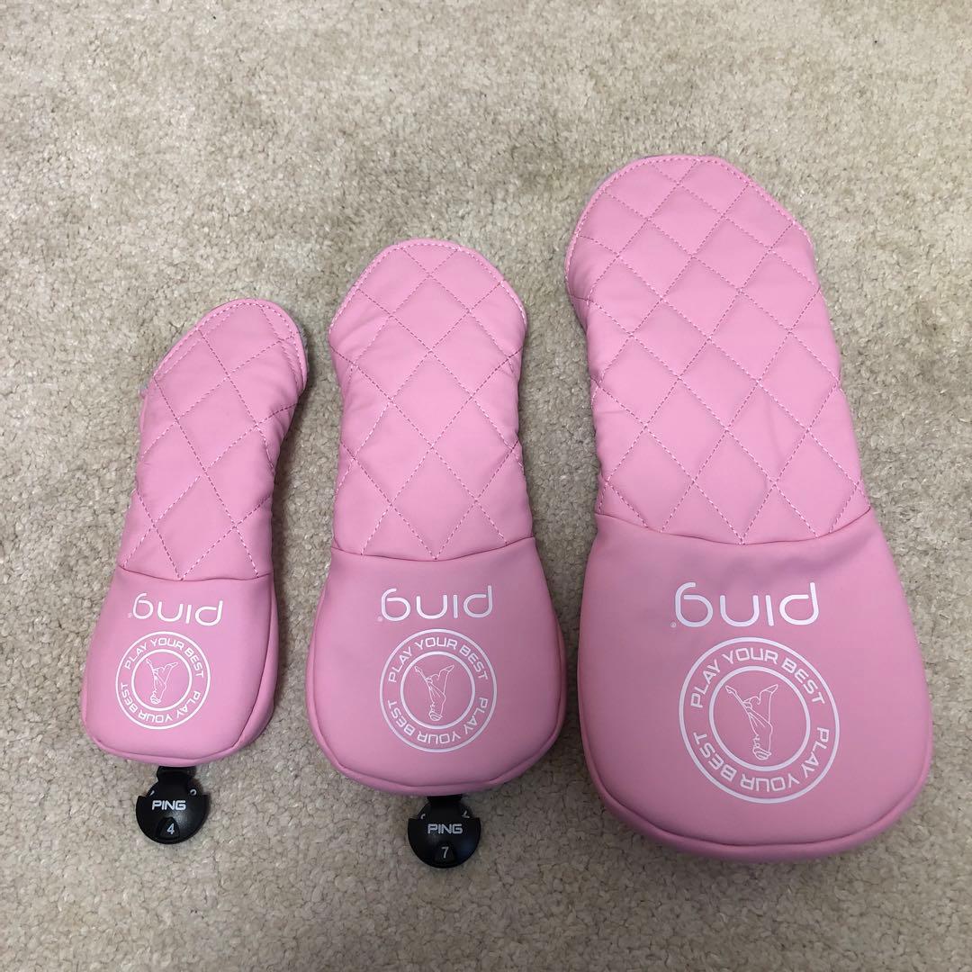 未使用品❗️PING キャディバッグ レディース　ヘッドカバー付き