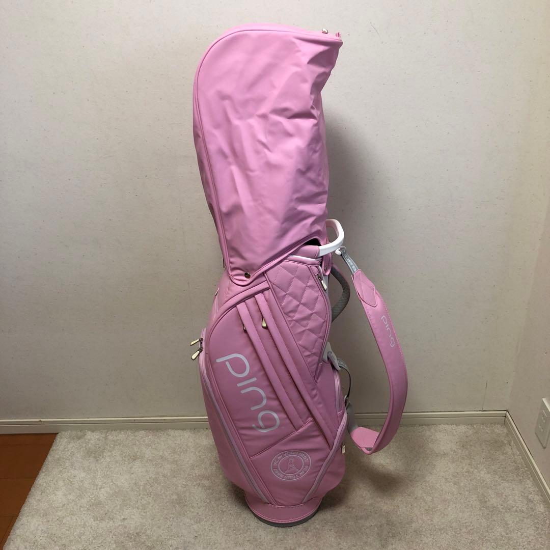 未使用品❗️PING キャディバッグ レディース　ヘッドカバー付き