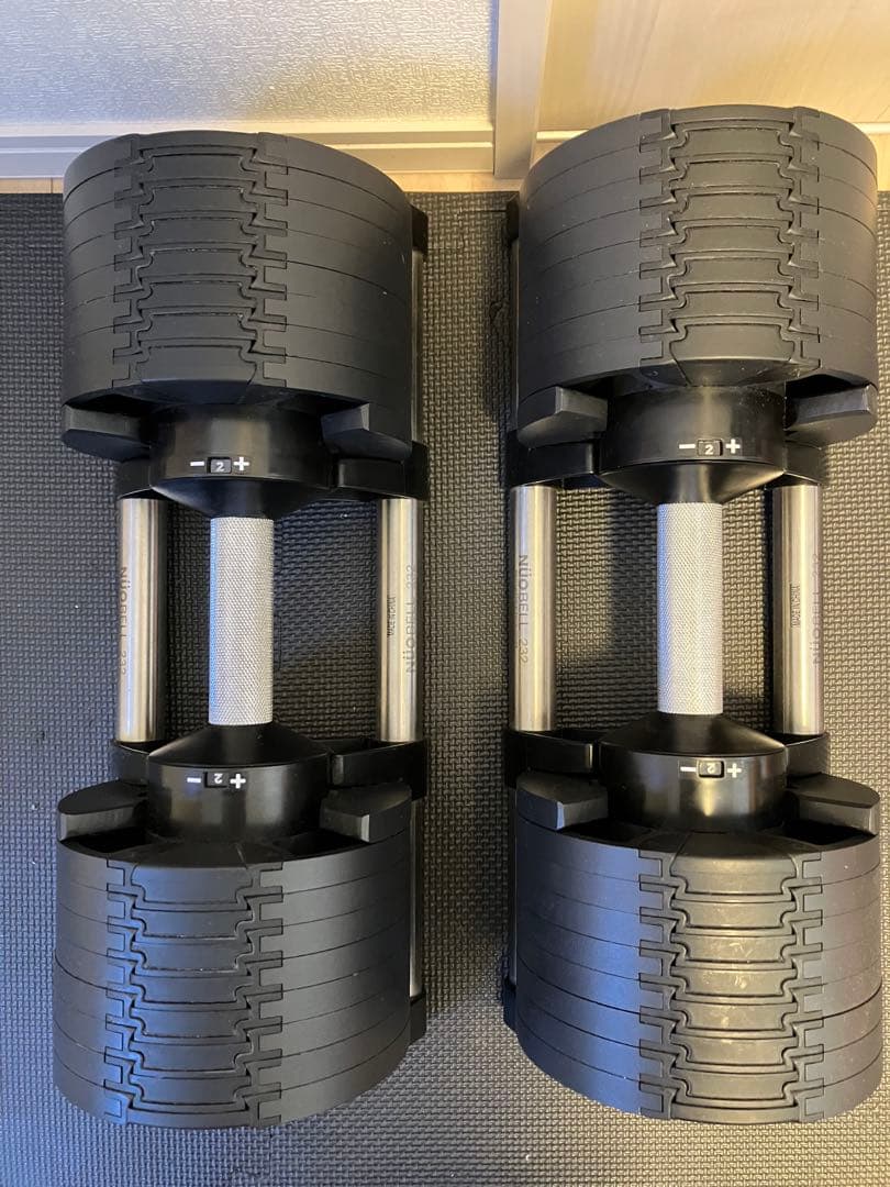 【セット①】 NÜO FLEXBELL 32kg 2kg刻み 可変式ダンベル