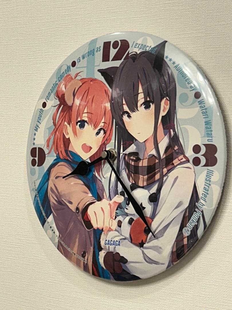 やはり俺の青春ラブコメはまちがっている。 壁掛け時計 俺ガイル 雪ノ下雪乃