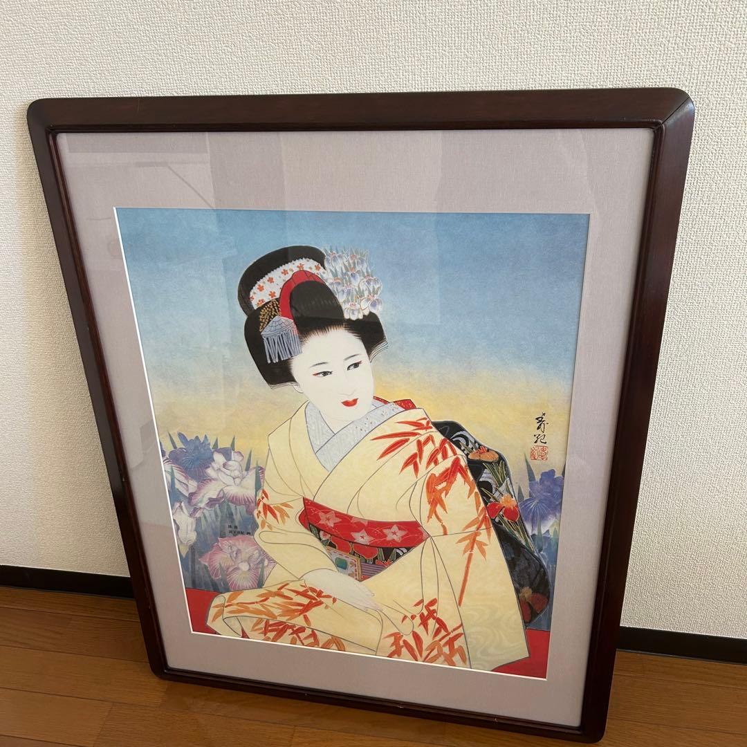 宮下寿紀 美人画 【渓蓀（アヤメ）】