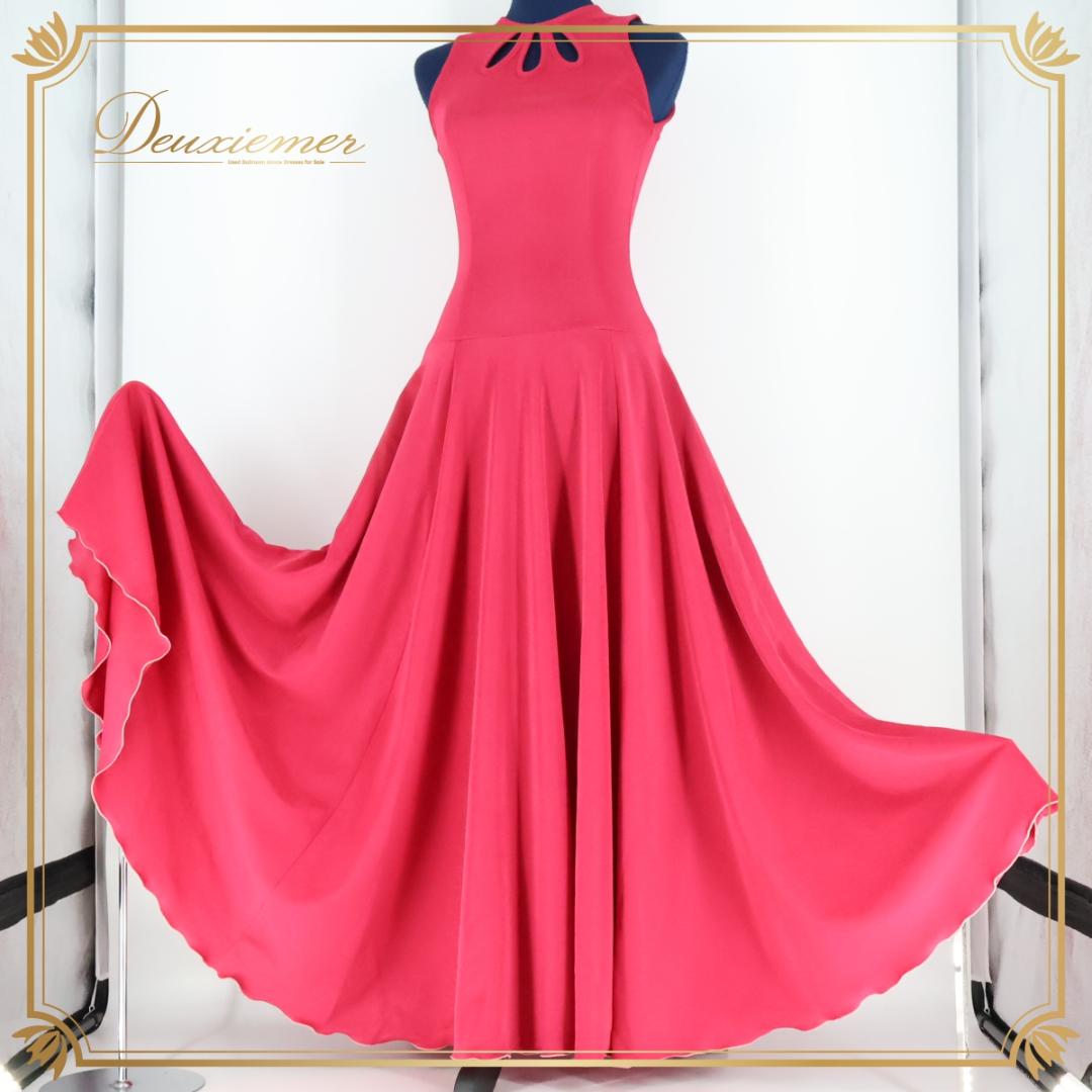 【フラメンコ衣装】パープル HERMOSA IBERIA ワンピース ドレス