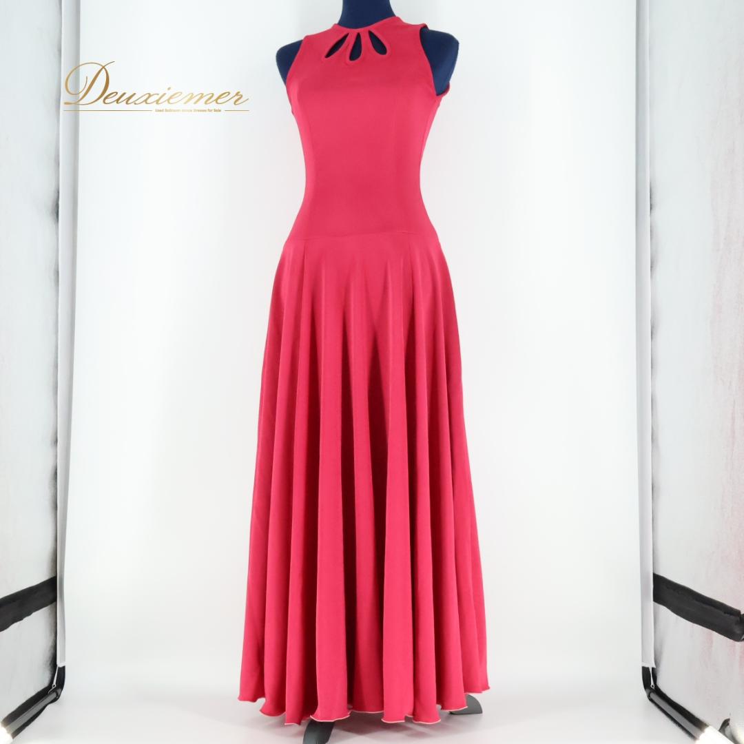 【フラメンコ衣装】パープル HERMOSA IBERIA ワンピース ドレス