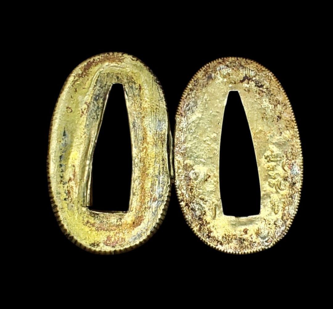 金着せ切羽。二枚一組