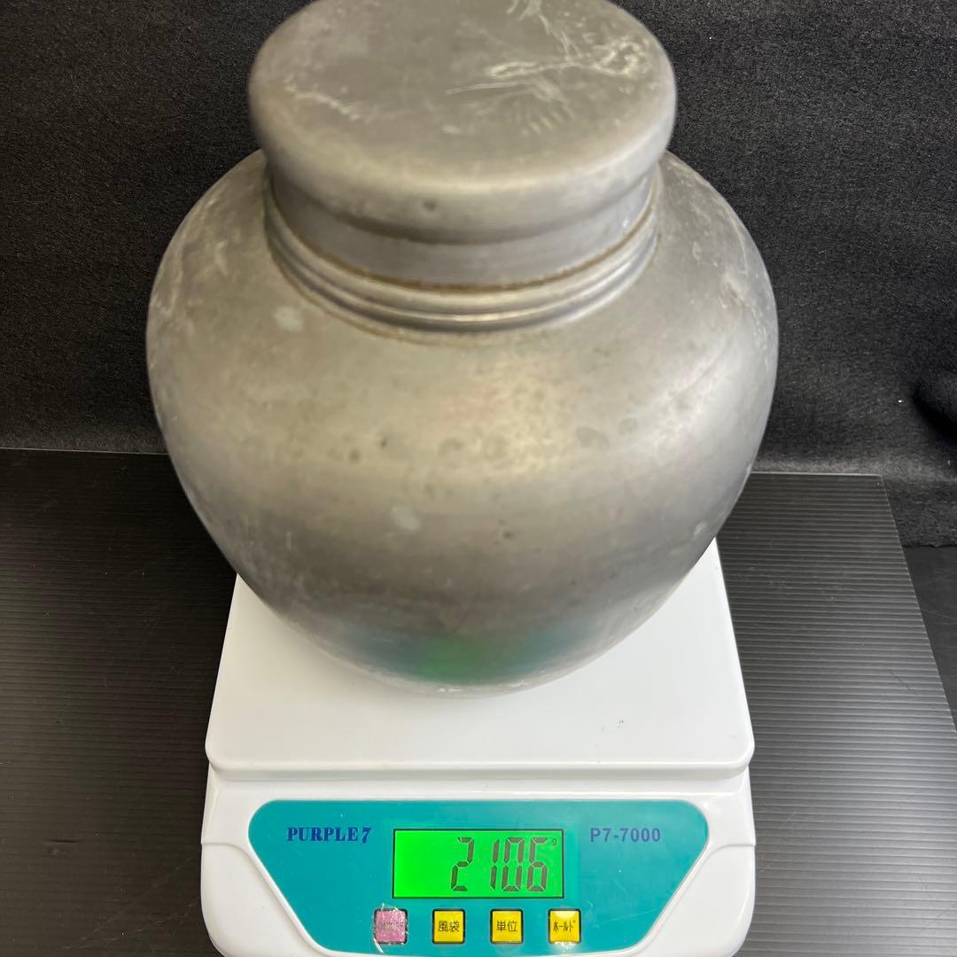 金清號　古錫茶壺大茶壺　2106g/高さ約23㎝　東Y7-1219☆1Fチヒコカ