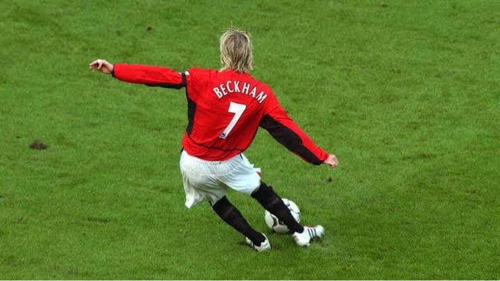 ベッカム　直筆サインフォト　マンチェスターユナイテッド　証明書付き　新品　レア