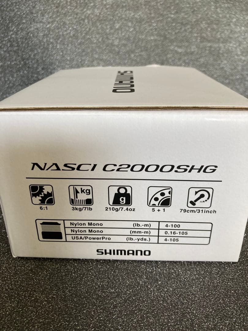 シマノ 21ナスキー C2000SHG リールスタンド付　ベアリング化