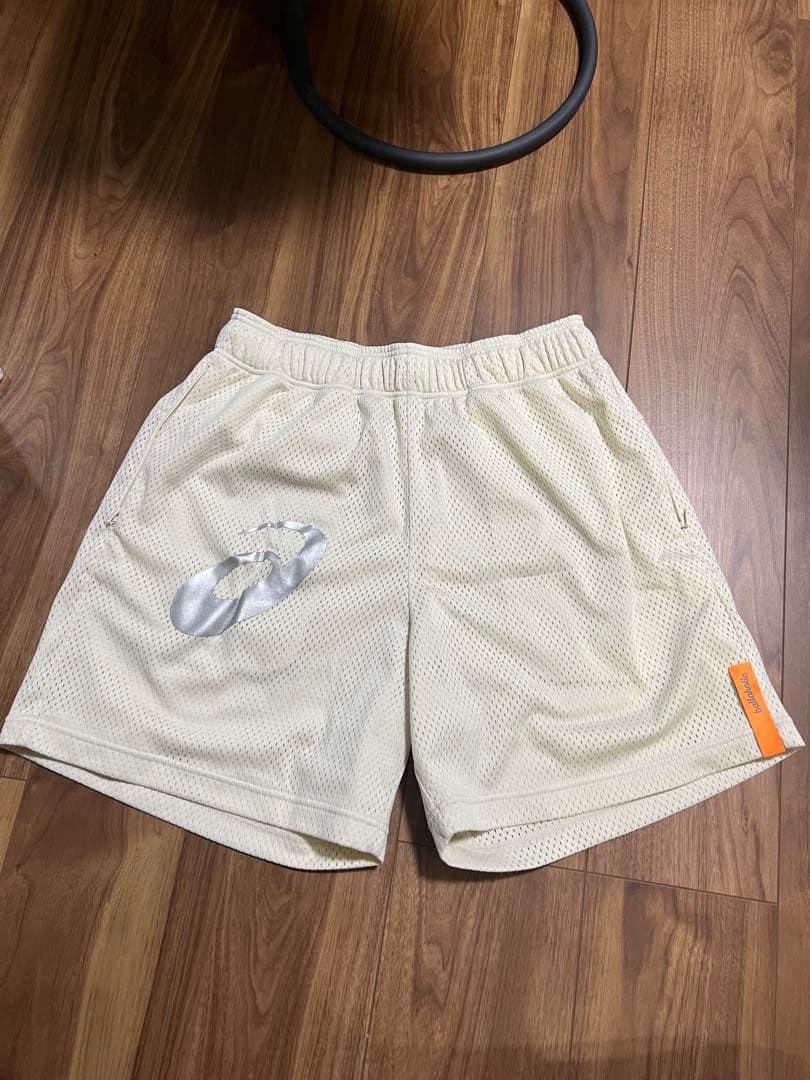 ウェア Asics x ballaholic mesh zip shorts L