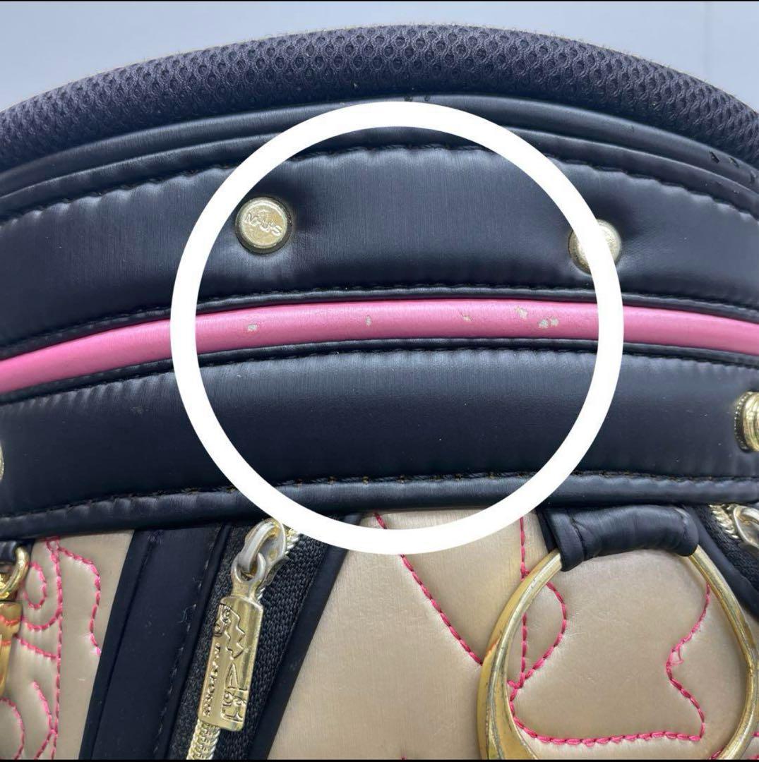 M.U SPORTS エムユースポーツ　ゴルフバッグ　9インチ　中古品