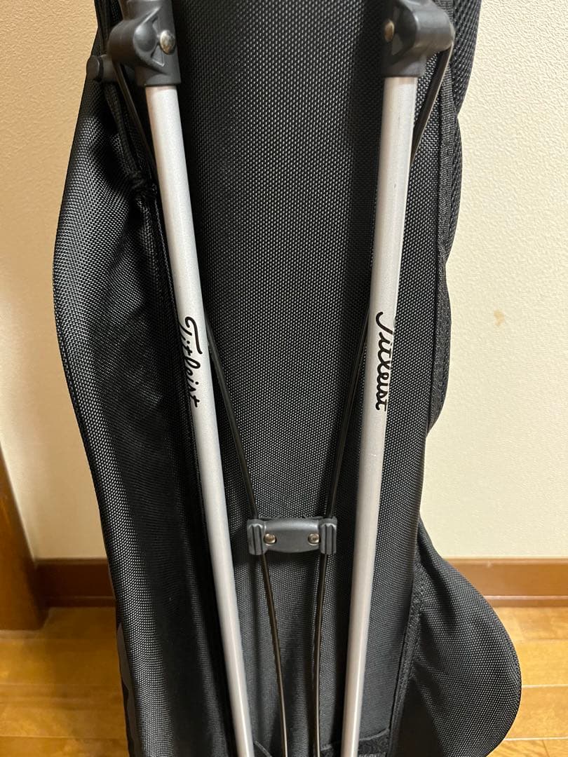 Titleist 折りたたみキャディバッグ ブラック　中古品
