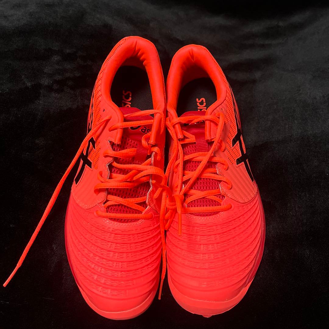 ASICS スパイクシューズ オレンジ　新品　未使用　27cm