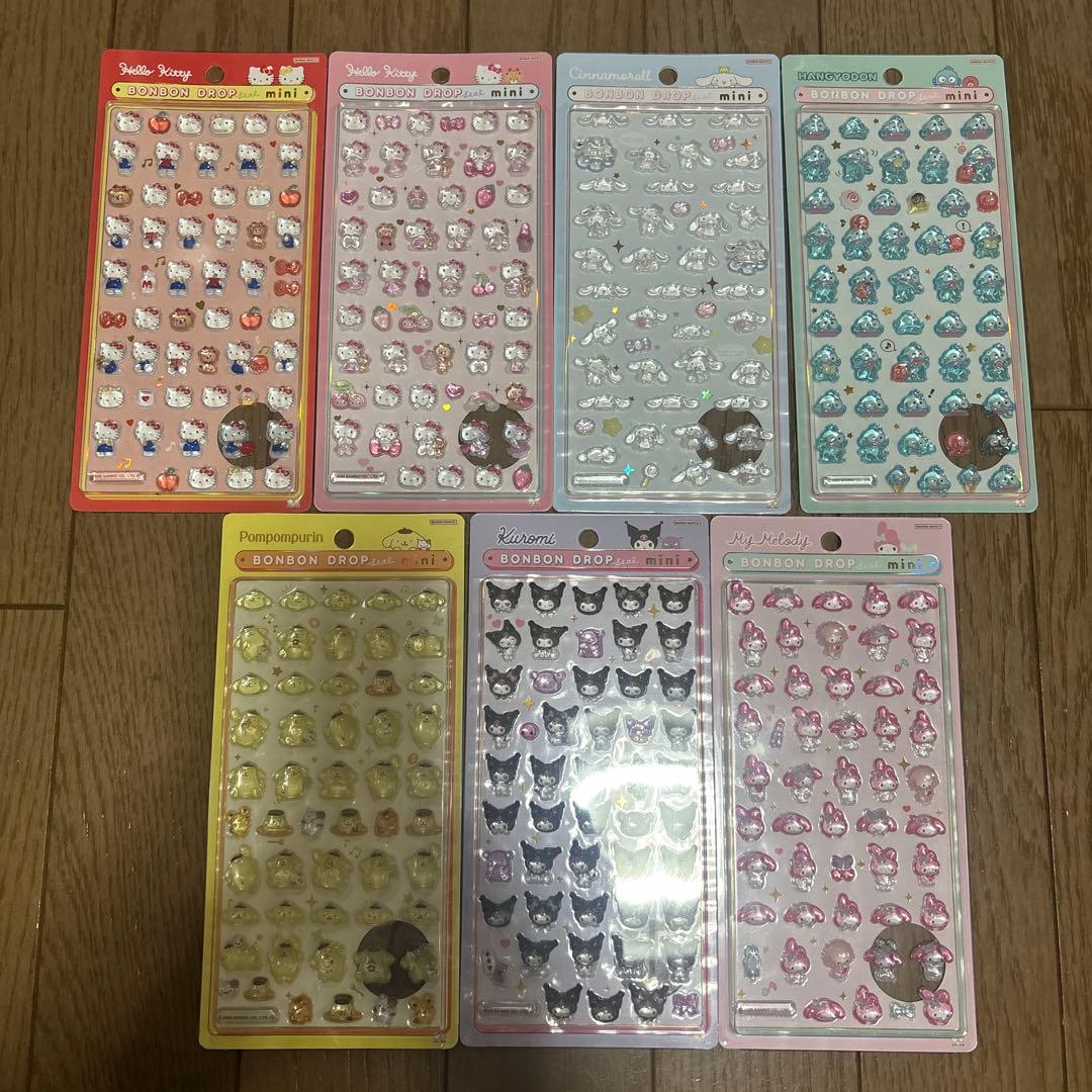 サンリオミニ7種シール　正規品　サンスター文具株式会社