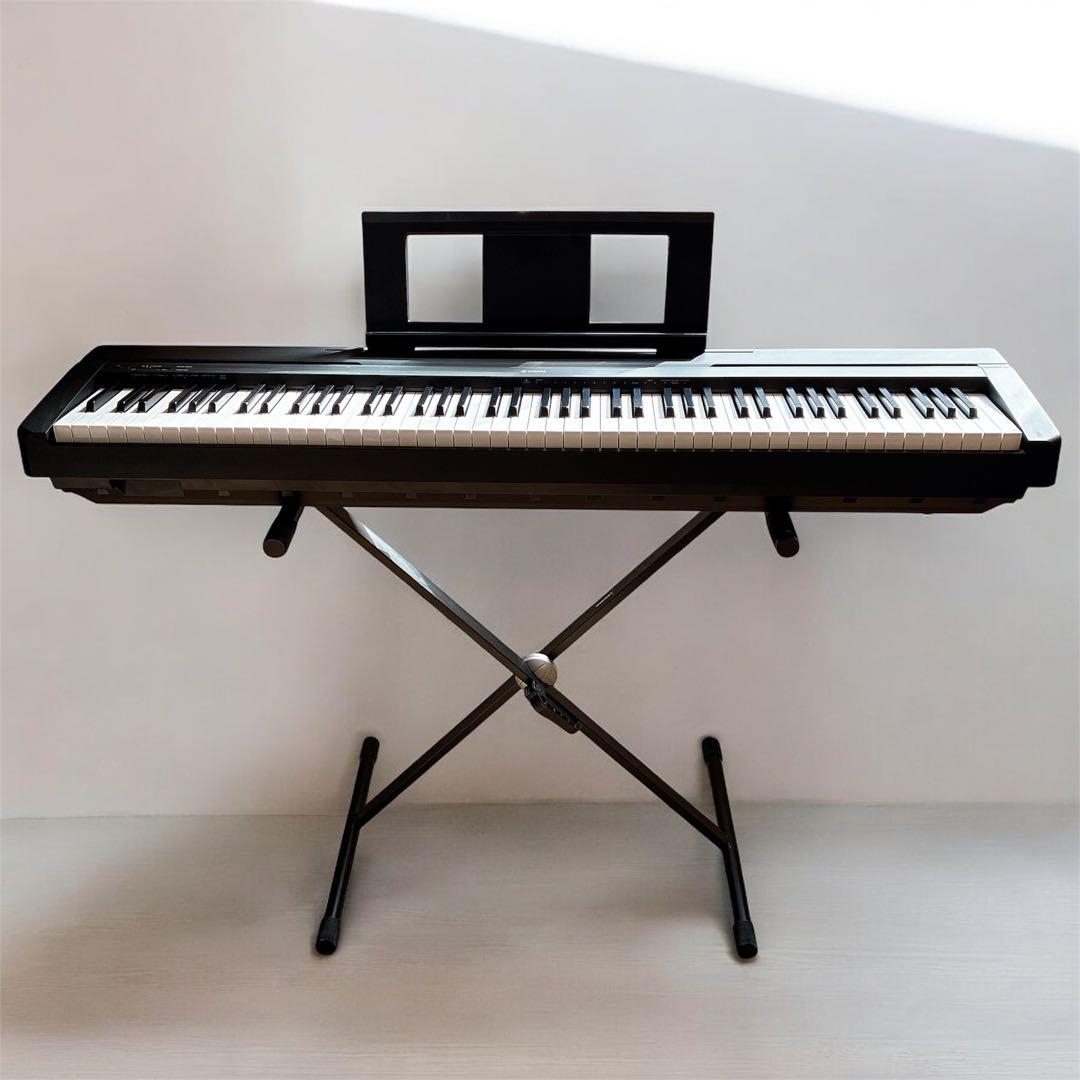 美品　YAMAHA P-45 電子ピアノ キーボードスタンド セット　88鍵盤