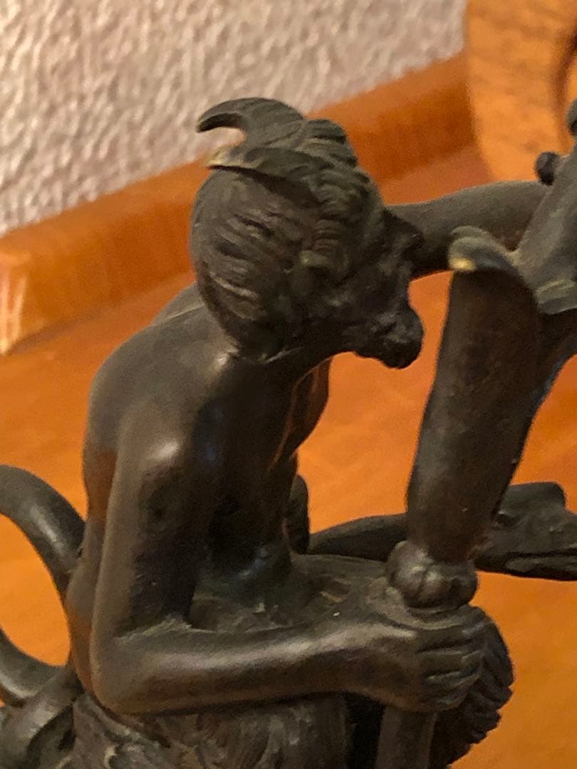 アンティーク　1890s デビル　悪魔　オカルト　骨董　インダストリアル　レトロ