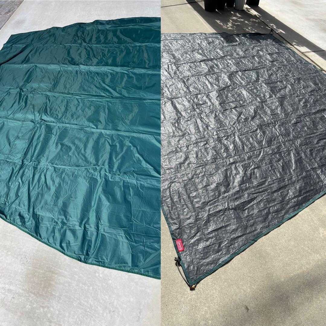 Coleman 4Sワイド2ルームカーブ グランドシート&インナーマット付き