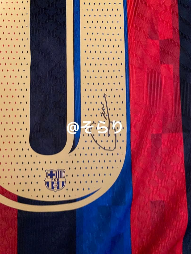 バルセロナ ガビ ユニフォーム サイン入り