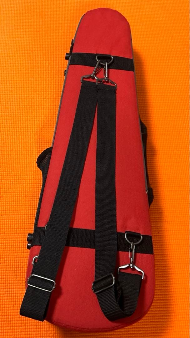 バイオリンと赤いケース付き　ハーフ　1/2