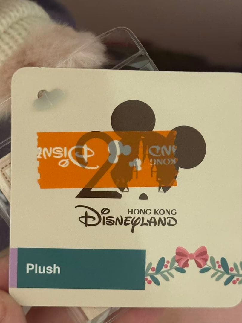 【お顔厳選】新作　香港ディズニー　冬限定　リーナベルぬいぐるみSSSサイズ