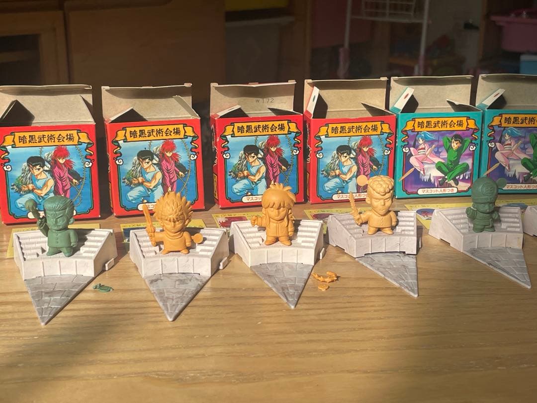 森永チョコスナック 幽遊白書 暗黒武術会場 消しゴムフィギュア