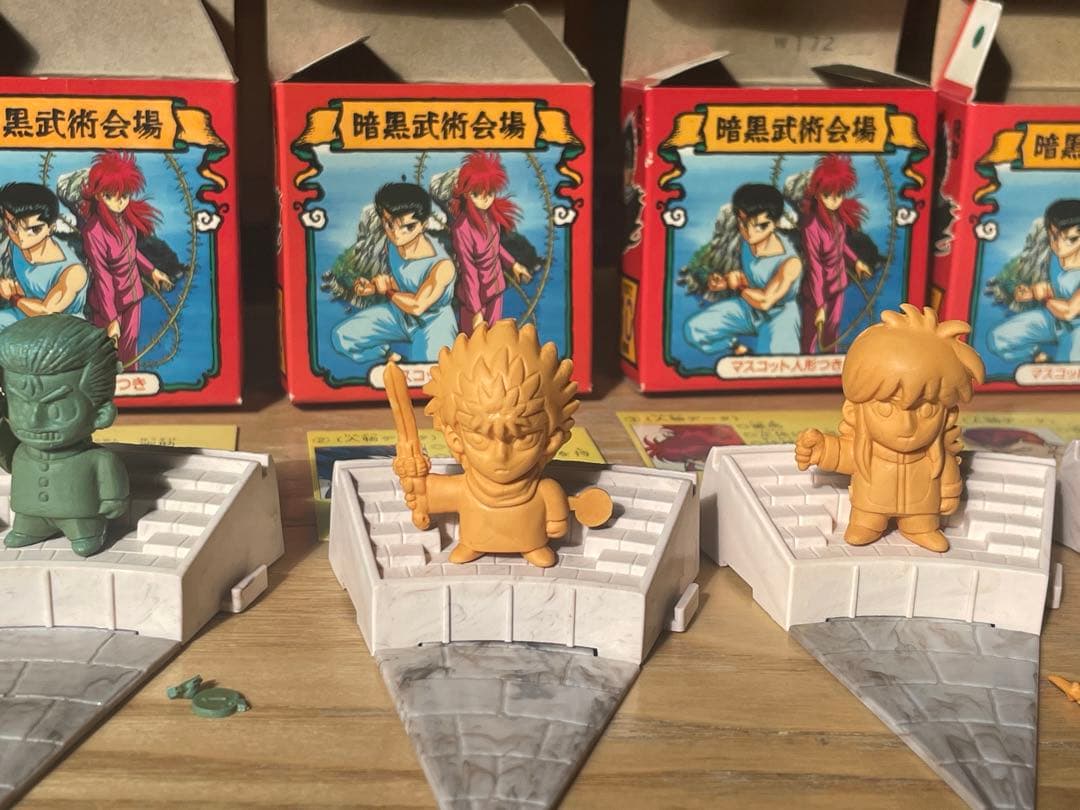 森永チョコスナック 幽遊白書 暗黒武術会場 消しゴムフィギュア