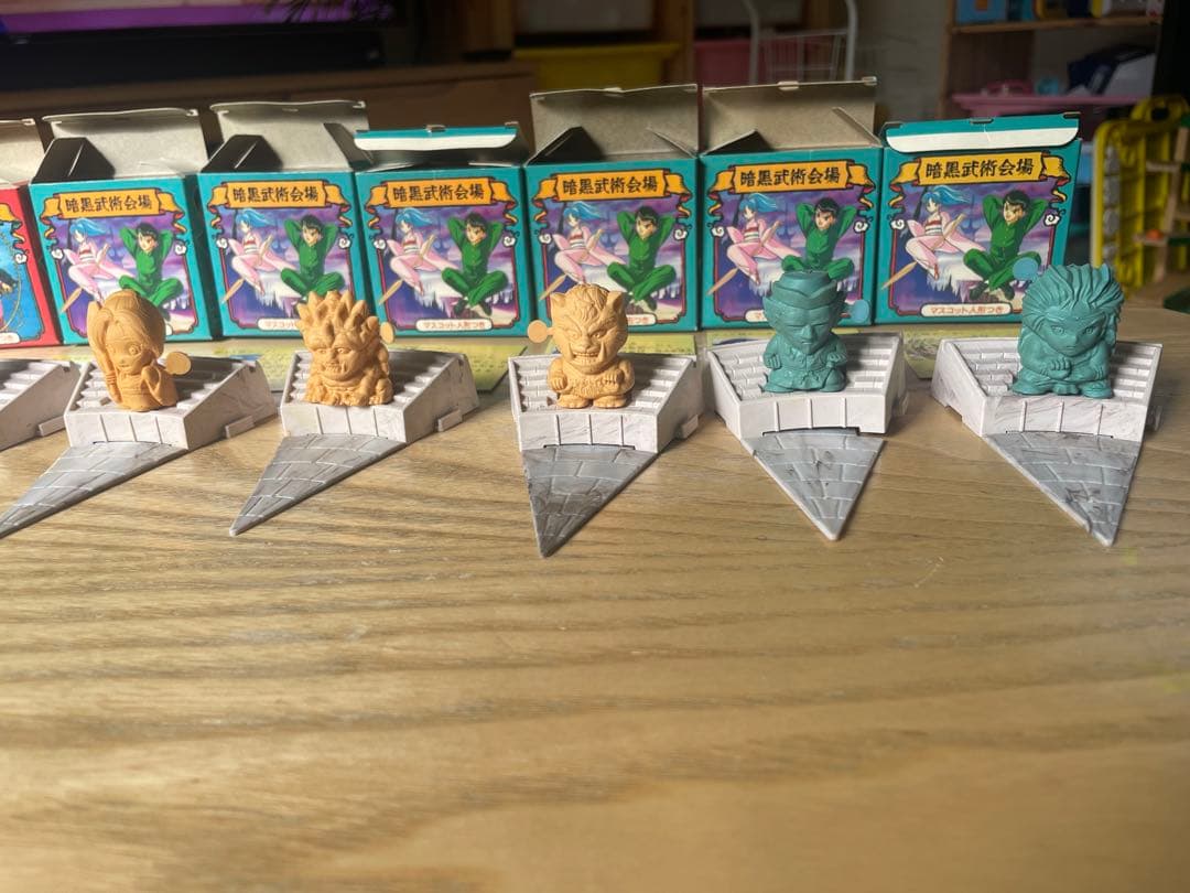 森永チョコスナック 幽遊白書 暗黒武術会場 消しゴムフィギュア