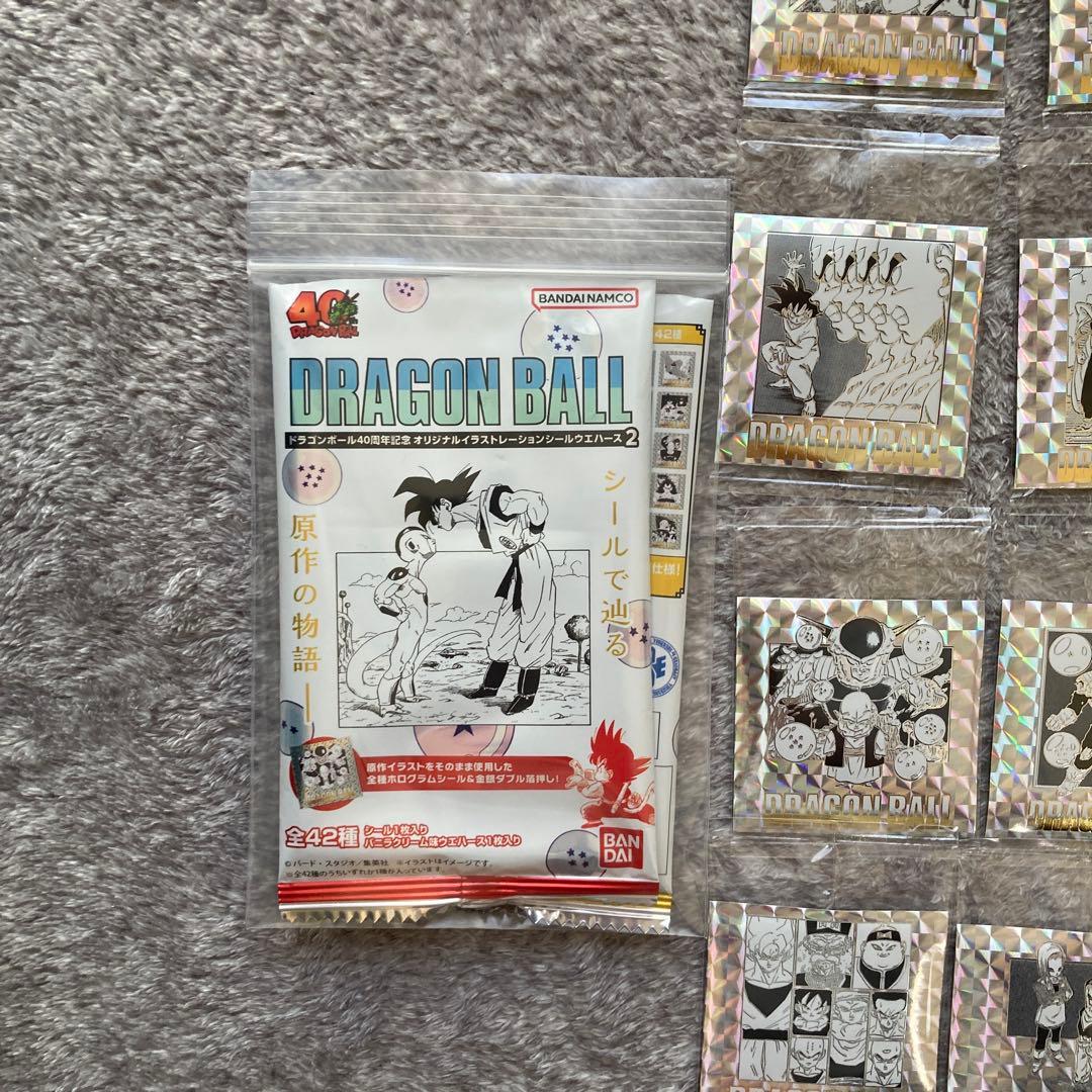 ドラゴンボール　40周年記念　シールウエハース2 42種フルコンプ