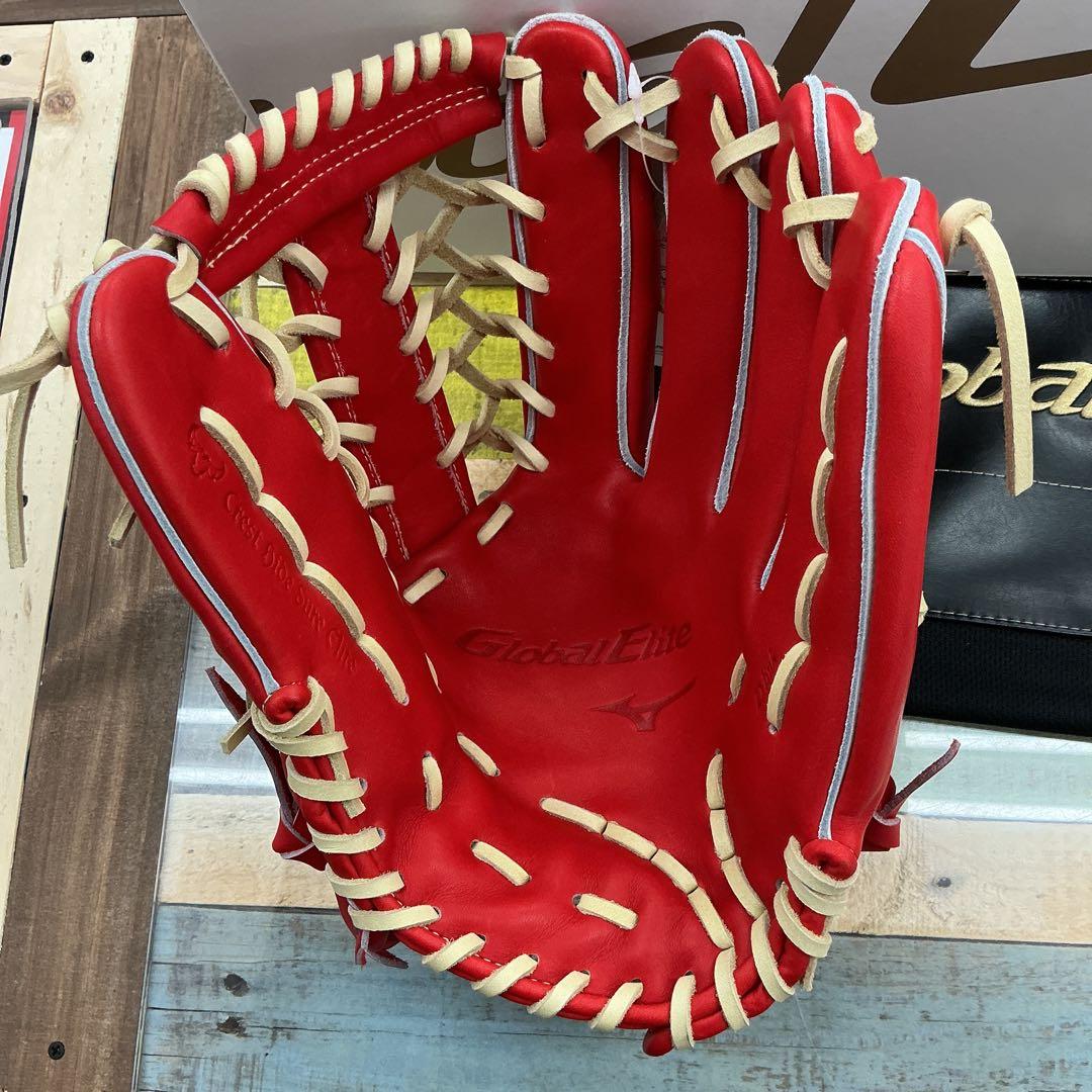 ミズノインフィニティ硬式外野手用グローブ　湯もみ型付けサービス