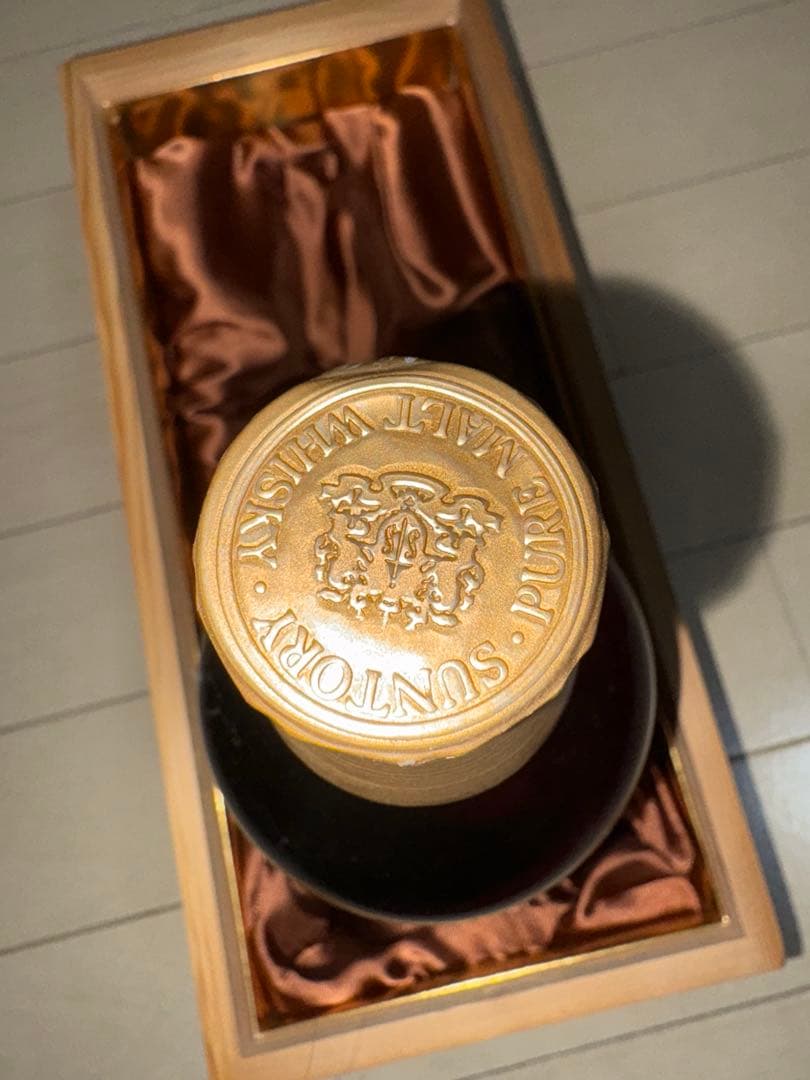 サントリー　山崎　12年　ウイスキー　木箱　760ml