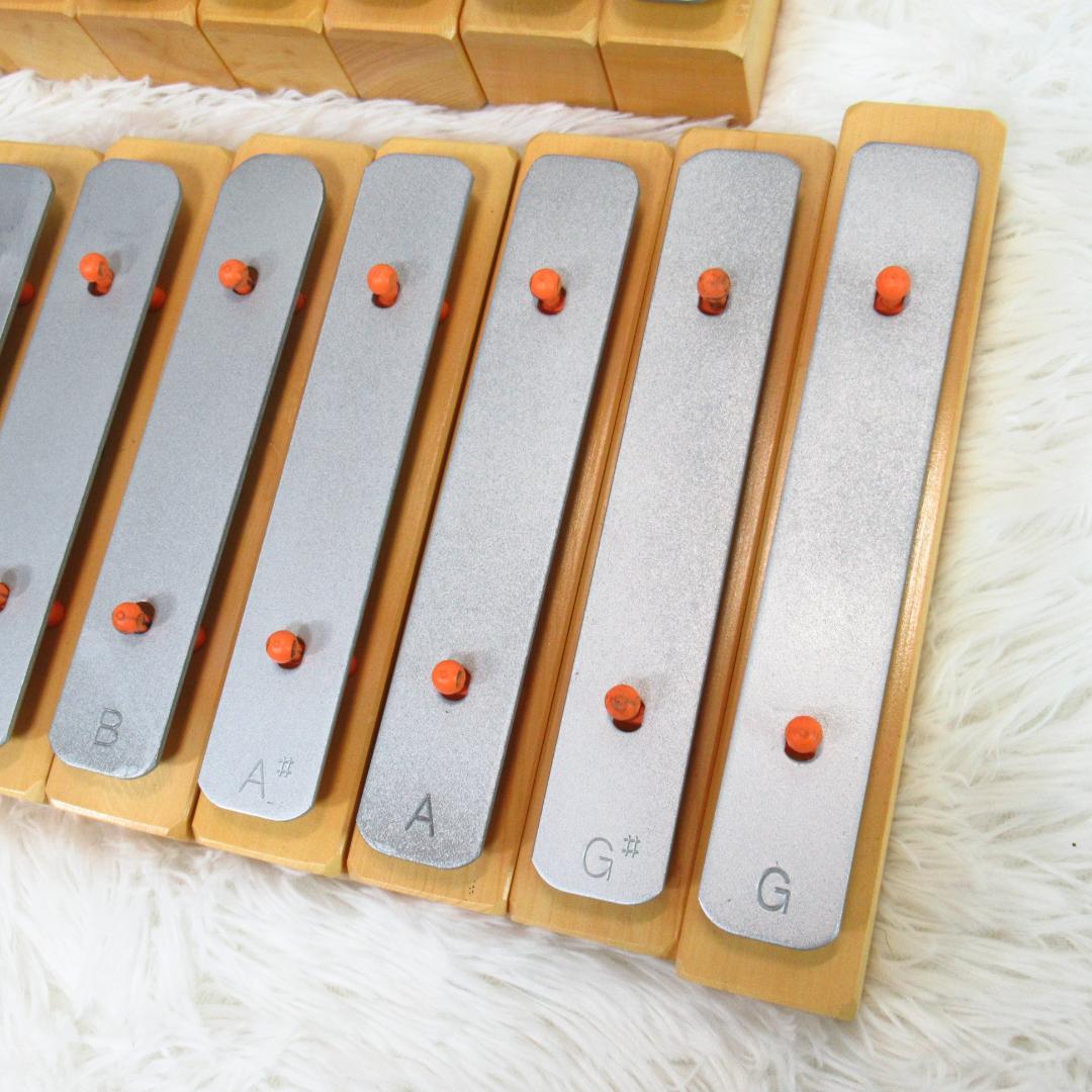 サクランボ！サウンドブロック 音積み木 25音セット グロッケン 鉄琴