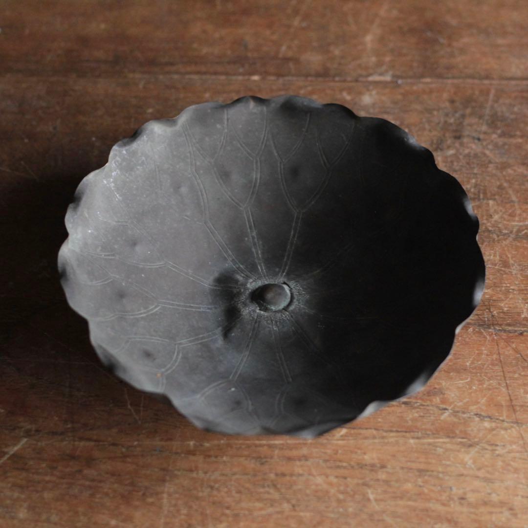 古銅 常花残欠 蓮花 仏教美術 古美術 古道具 アンティーク 江戸時代 オブジェ