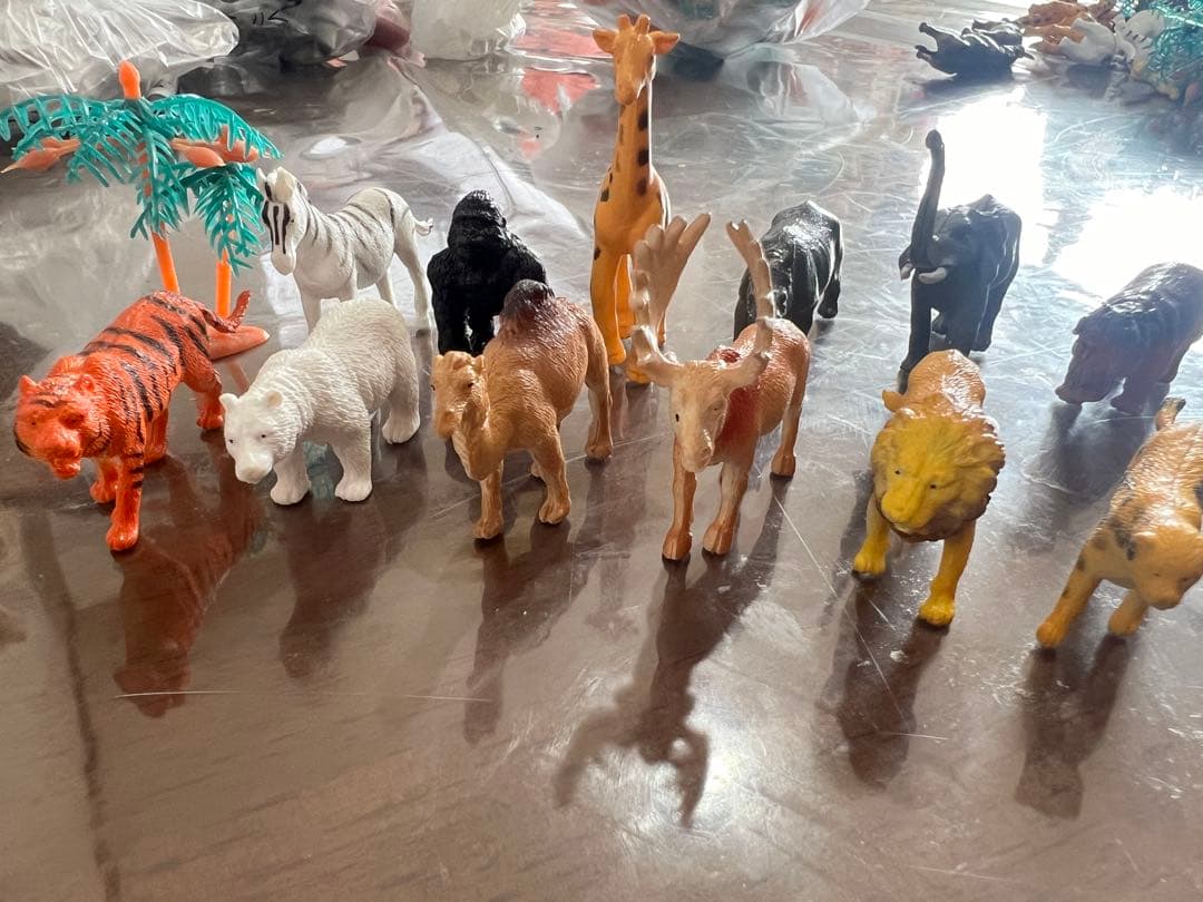 【13種類 287個セット】動物フィギュアセット アニマルフィギュア 5～7cm