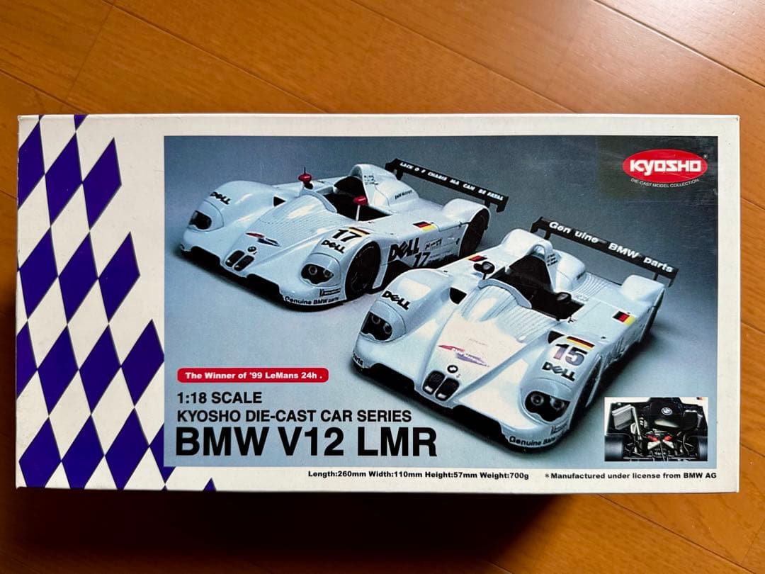 京商 1/18  V12 LMR 1991年ル・マン優勝車 エンジン付き
