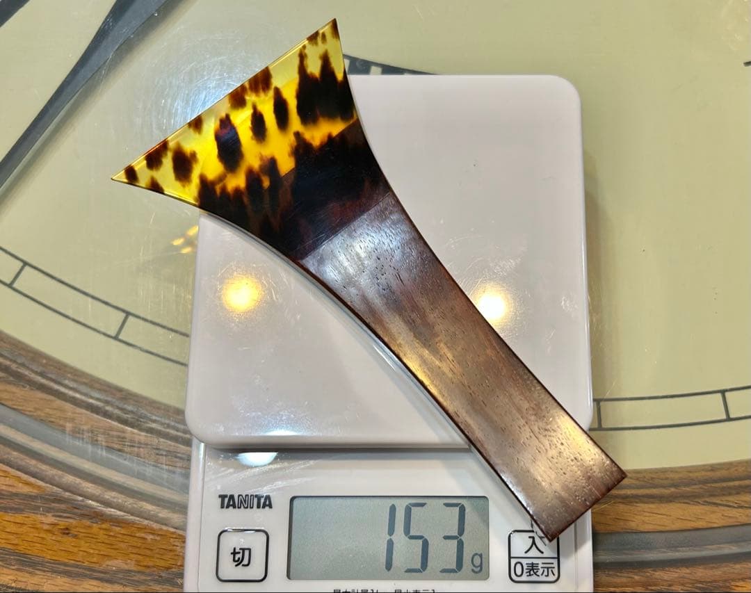 た*け様 津軽三味線用　最高級べっ甲バチ　紅木手元