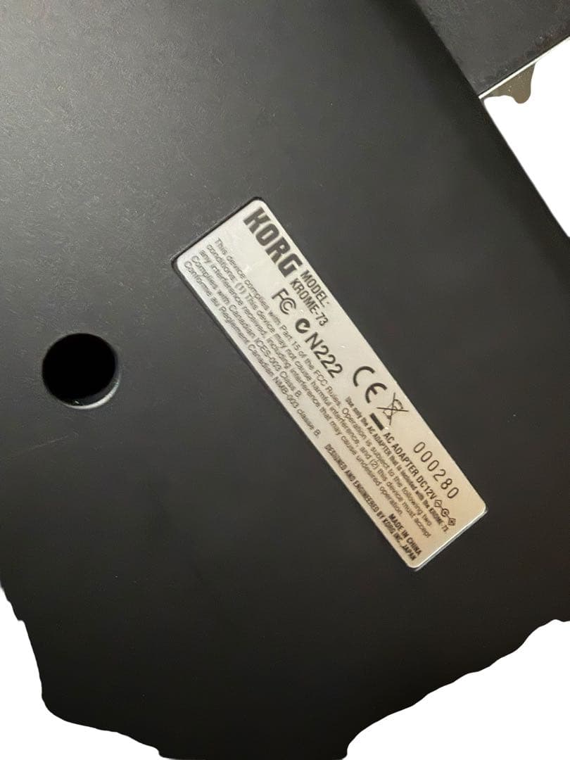 KORG シンセサイザー　73鍵　KROME-73