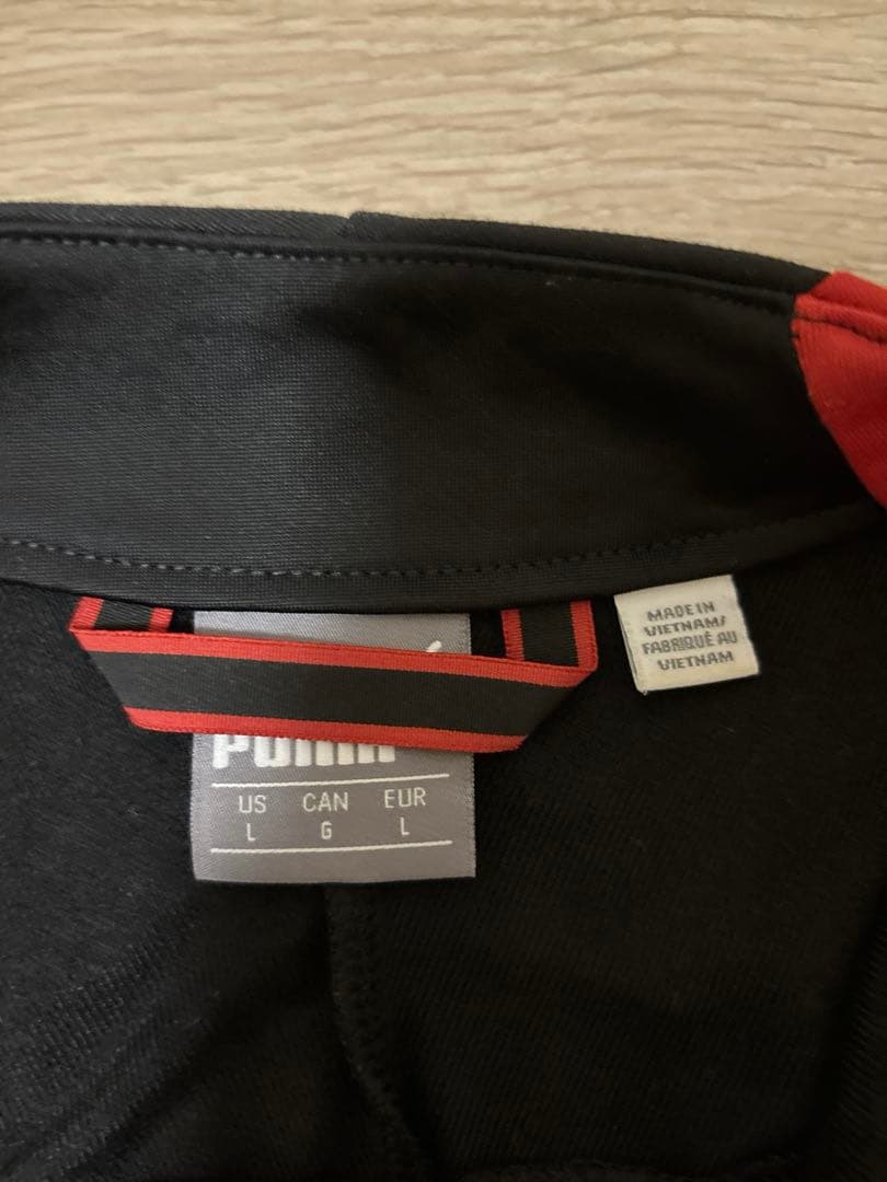 Puma Ferrari ジャージ上下セット 黒/赤　L