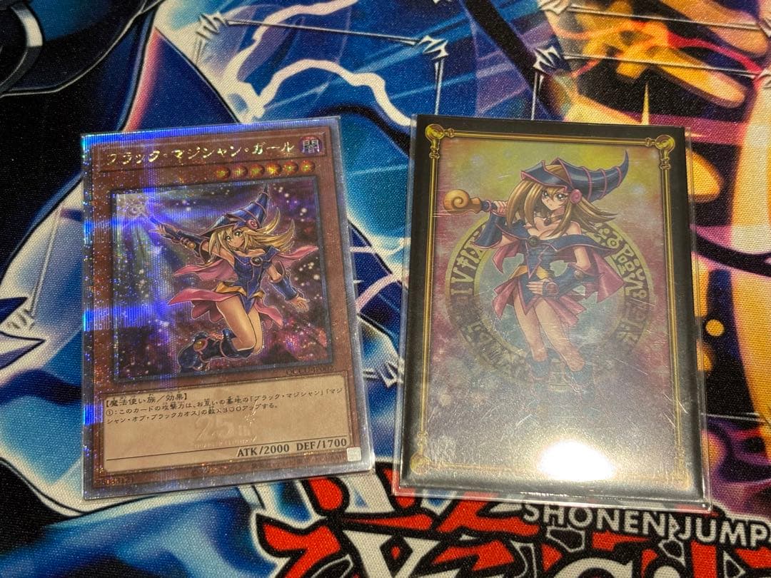 ブラックマジシャンガール　25th　絵違い　日版　サイドユニティ　スリーブ付